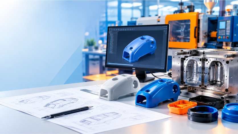 Plastic product CAD design, prototyping and mould manufacturing