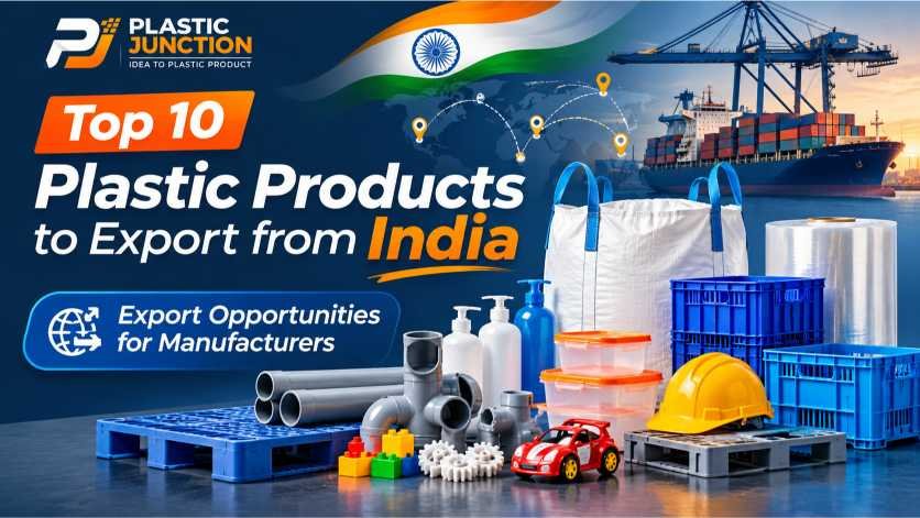 Plastic products manufactured in India for international export
